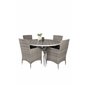 Parma Taulu 140 - Valkoinen/Grey, Malin Armchair Grey_4