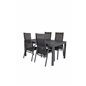 Marbella-pöytä 160/240 - Musta/musta, Copacabana Recliner Chair - Black/Black_4