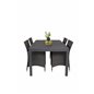 Marbella-pöytä 160/240 - Black/Black, Knick Armchair - Black_4