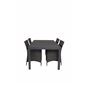 Marbella-pöytä 160/240 - Black/Black, Knick Armchair - Black_4