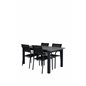 Albany Table - 160/240 Black/Grey SanTorini Arm Chair Black Alu/Black Textilene (käytetty)