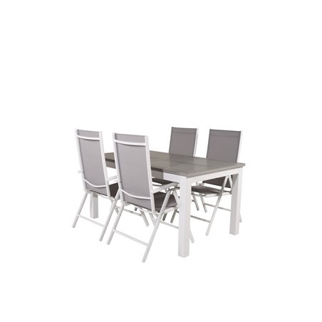 Albany Board - 152/210 - White / GreyBreak 5: pos Stol - White / Grey_4