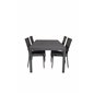 Marbella-pöytä 160/240 - Black/Black, Anna Chair Black_4