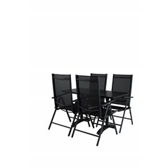 Denver 70*120 Black/Black, Break 5:pos Chair - Black/Black_4