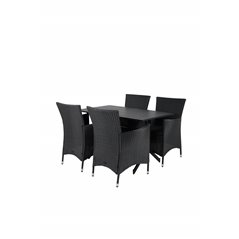 Way - Café Table - Musta / Musta 120 * 70cm, Knick Nojatuoli - Black_4