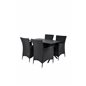 Way - Café Table - Musta / Musta 120 * 70cm, Knick Nojatuoli - Black_4