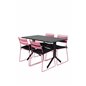 Way - Café Table - Musta / Musta 120 * 70cm, Lina-ruokatuoli - Pink_4