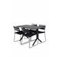 Way - Café Table - Musta / Musta 120 * 70cm, Lina-ruokatuoli - Black_4