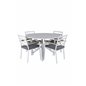 Alma Dining Table - White Alu - ø120cm, Brasilia Carmstol