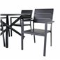 Alma Dining Table - Black Alu - ø120cm, Levels Chair