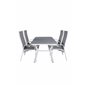 Virya Dining Table - White Alu / Grey Glass - Pieni pöytä + cocabana Valkoinen/Grey_4