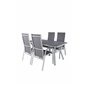 Virya Dining Table - White Alu / Grey Glass - Pieni pöytä + cocabana Valkoinen/Grey_4