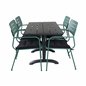 Denver 70*120 Black/Black, Nicke Diningin tuoli