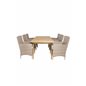 Marion Dining Table, 180*90*H74, Acacia, Malin Armchair Nature//Sand_6