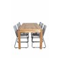 Little John Dining Table – 200*90*H76 – Acacia, Lindos Chair – Black/Grey_6