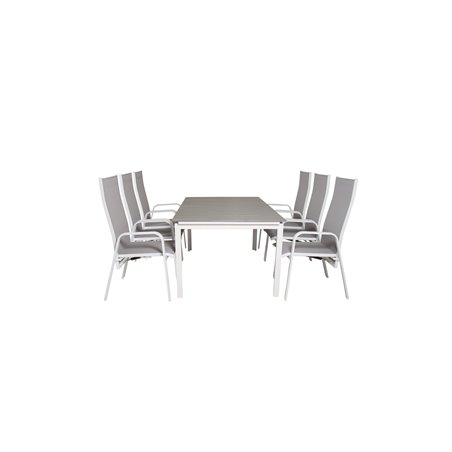 Levels Table 160/240 - White/GreyCopacabana Recliner Chair - White/Grey_6