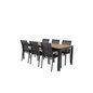 Bois Dining Table 205*90cm - Black Legs / Acacia, Texas Chair - Black/Teak_6