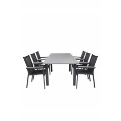 Albany Table – 152/210 – Black/Grey+Parma Pääartikkeli: Black/Grey_6