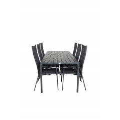 Break Table 205*90 - Black/BlackCopacabana Recliner Chair - Black/Black_6