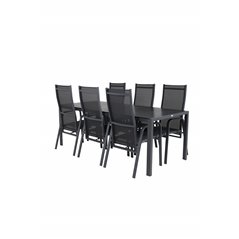 Break Table 205*90 - Black/BlackCopacabana Recliner Chair - Black/Black_6