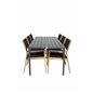 Break Table 205*90 – Black/Black, Little John Dining Pääartikkeli: Black Rope / Acacia