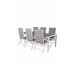 Break Table 205*90 - White/GreyBreak 5:pos Chair - White/Grey_6