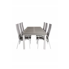 Albany Table - 224/324 - White/GreyCopacabana Recliner Chair - White/Grey_6