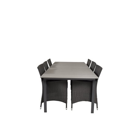 Levels Table 229/310 - Black/Grey, Knick Armchair - Black_6