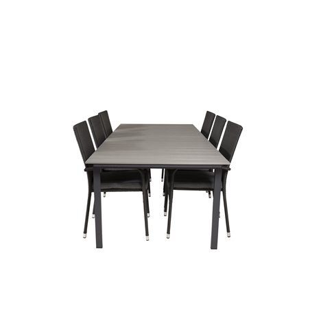 Levels Table 229/310 - Black/Grey, Anna Chair - Black_6