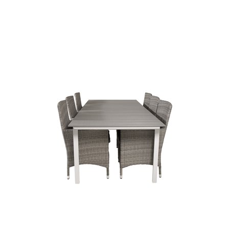 Levels Table 229/310 - White/GreyMalin Armchair - Grey/Grey_6