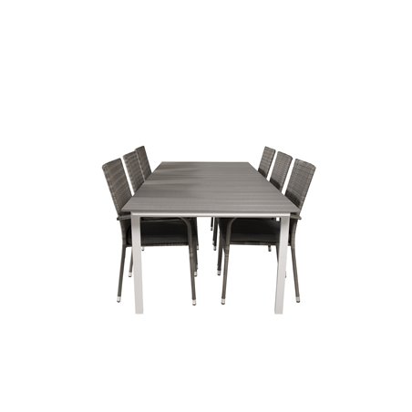 Levels Table 229/310 - White/GreyAnna Chair - Grey_6