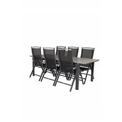 Levels Table 229/310 - Black/Grey, Albany 5:pos Chair - Black/Black_6