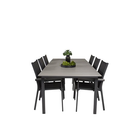 Levels Table 229/310 - Black/Grey, Parma Chair - Black/Grey_6