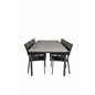 Level table 229/310 - Sort / Grå, Levels Chair (stabelbar) - Sort Alu / Sort Aintwood_6