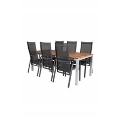 Zenia Dining Table 200*100 – Acacia/Zink, Copacabana Alkuperäinen nimi: Black/Black_6