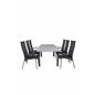 Albany Table - 160/240 - Black/Grey, Copacabana Alkuperäinen nimi: Black/Black_6