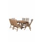 Kenya Oval Dining Table 180/240*120*H75-Teak, Kenia 5-asenne Taittuva tuoli Teak_6