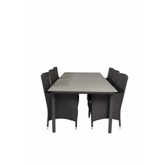 Levels Table 229/310 - Black/Grey, Malin Armchair - Black/Grey_6