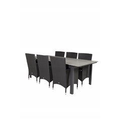 Levels Table 229/310 - Black/Grey, Malin Armchair - Black/Grey_6