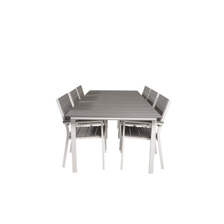 Levels Table 229/310 - White/GreyLevels Chair (stackable) - White Alu / Grey Aintwood_6