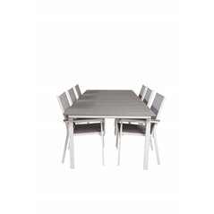 Levels Table 229/310 - White/GreyParma Chair - White/Grey_6