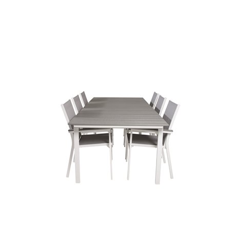 Levels Table 229/310 - White/GreyParma Chair - White/Grey_6