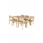 Marion Dining Table - 180*90*H74 - Acacia, Marion Stackable Armchair - Acacia