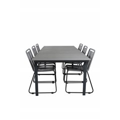 Levels Table 229/310 - Black/Grey, Lindos Chair - Black/Grey_6