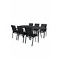 Viga Dining Table - Black Steel / Grey Spray -jäätelö 200*100cm Parman tuoli Musta/Grey_6