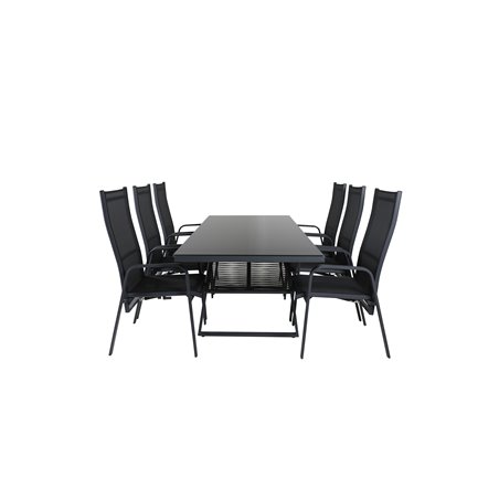 Dallas Dining Table+Copacabana Alkuperäinen nimi: Black/Black_6