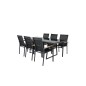 Dallas Dining Table+Texas tuoli Musta/Teak_6