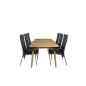 Julian Dining Table - Acasia - 210*100cm, Copacabana Recliner -tuoli