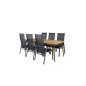 Julian Dining Table - Acasia - 210*100cm, Copacabana Recliner -tuoli