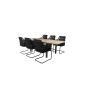 Panama Table 152/210 - Musta/Teak, Lindos-nojatuoli vialla Musta teräs / Musta rep_6